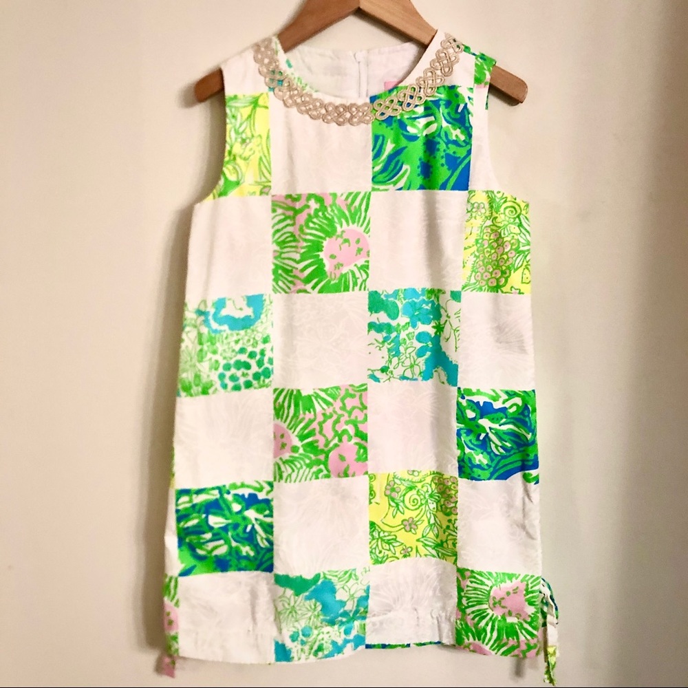 Lilly Pulitzer girls patchwork tunic